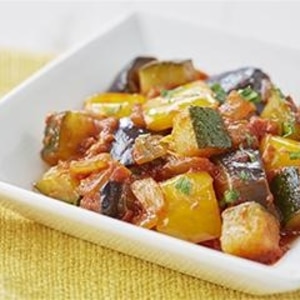 電子レンジで簡単!ごろごろ野菜のラタトゥイユ